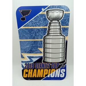 ST. Louis Blues 2019 Stanley Cup Champs WinCraft 11 X 17 Sign